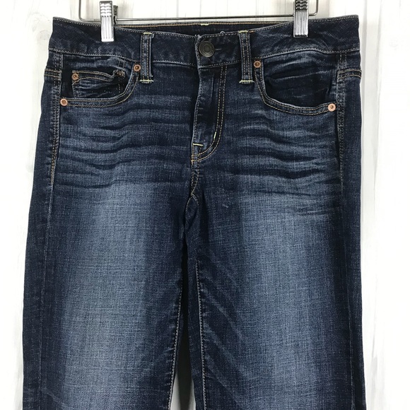 American Eagle Boy Fit Crop Jeans Size 0 Women - Picture 3 of 7